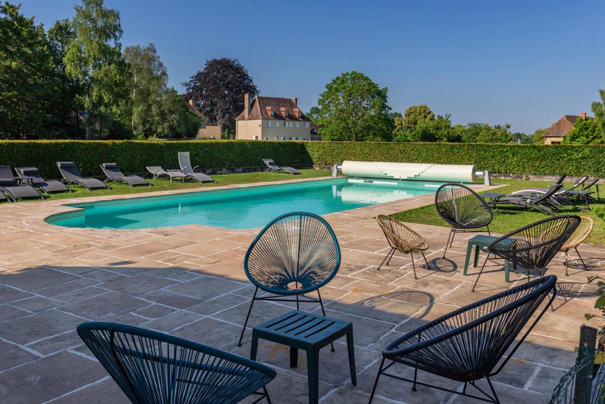 Villa Bagatelle avec jardin et piscine chauffée à Bieville-en-Auge Extérieur photo