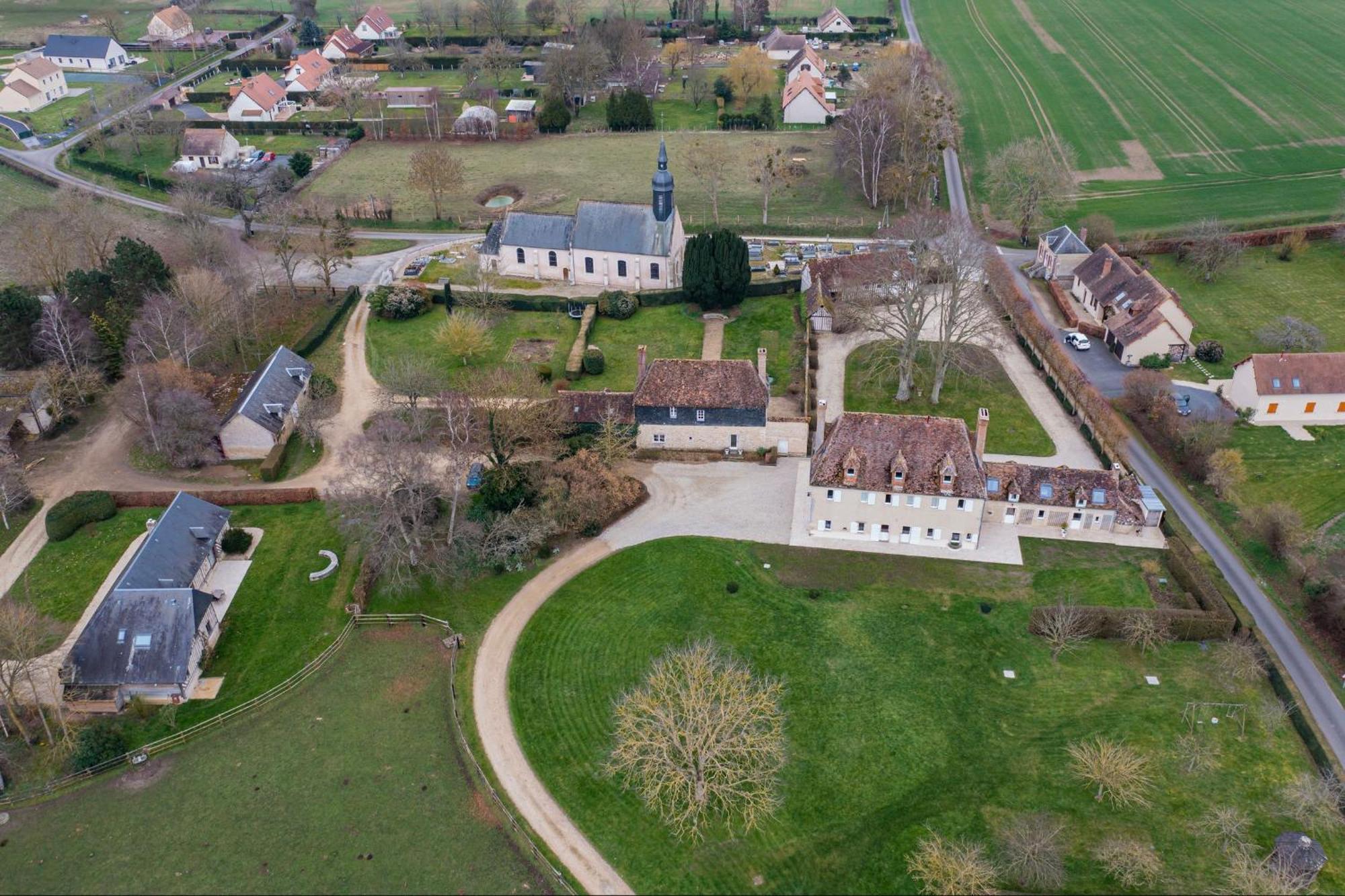 Villa Bagatelle avec jardin et piscine chauffée à Bieville-en-Auge Extérieur photo